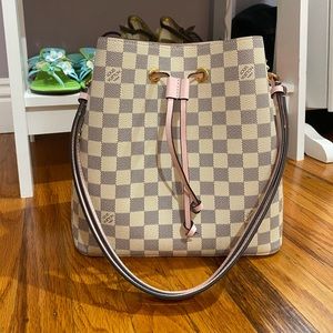 Louis Vuitton Neo Noe Purse Damier Pink